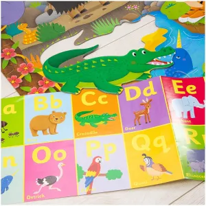 GALT 1005368 Giant Floor Puzzle - Alphabet Aniamls Wise - Kids Toys