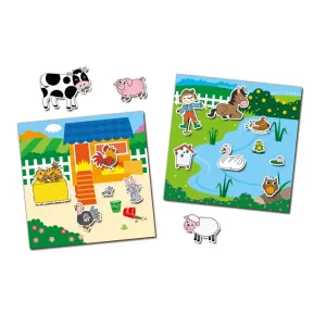 Galt Reusable Sticker Books - Farm Wise - Kids Toys