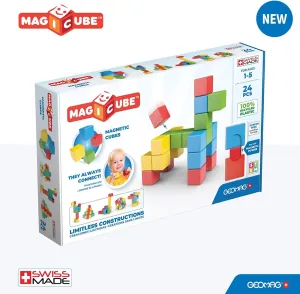 Geomag 068 MagiCube Full Color Eco Try me 24 pcs Wise - Kids Toys