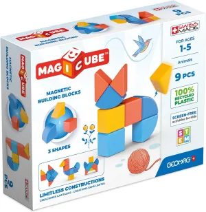 Geomag 208 MagiCube 3 Shapes - Animal Wise - Kids Toys