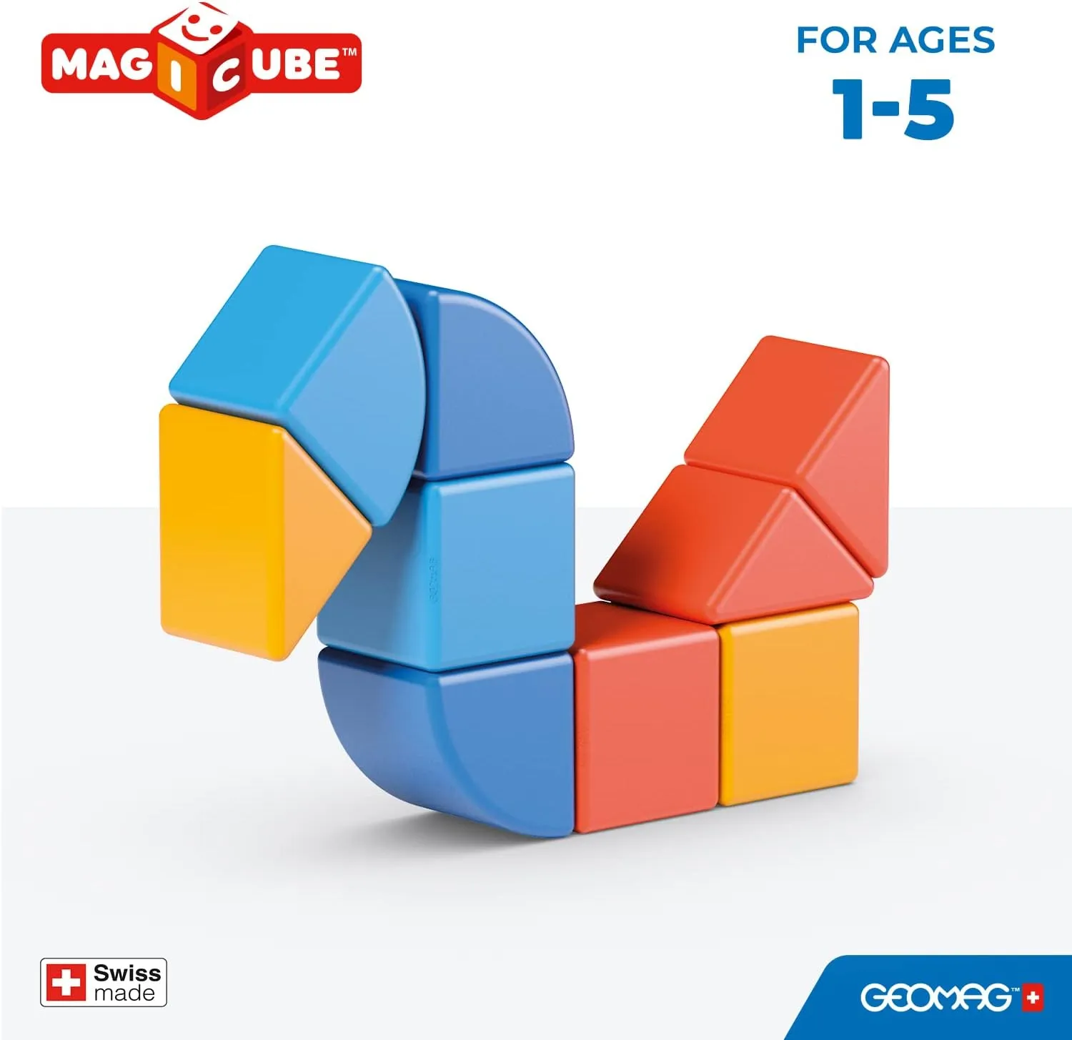 Geomag 208 MagiCube 3 Shapes - Animal Wise - Kids Toys