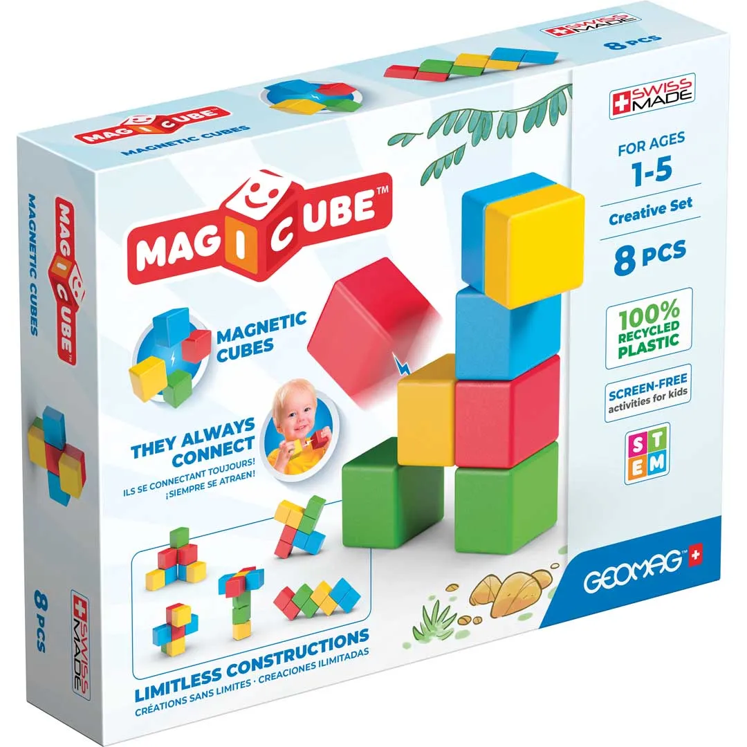 Geomag 246 MagiCube Creative set - 8pcs Wise - Kids Toys