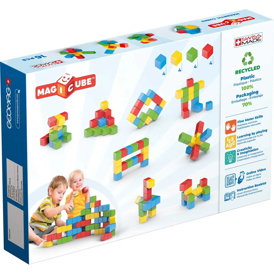 Geomag 247 MagiCube Creative set - 16pcs Wise - Kids Toys