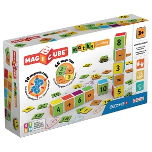 Geomag 256 Magicube Math Building Recycled Clips 55 pcs Wise - Kids Toys