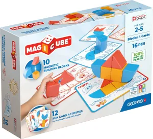 Geomag 302 MagiCube Blocks and Cards Wise - Kids Toys