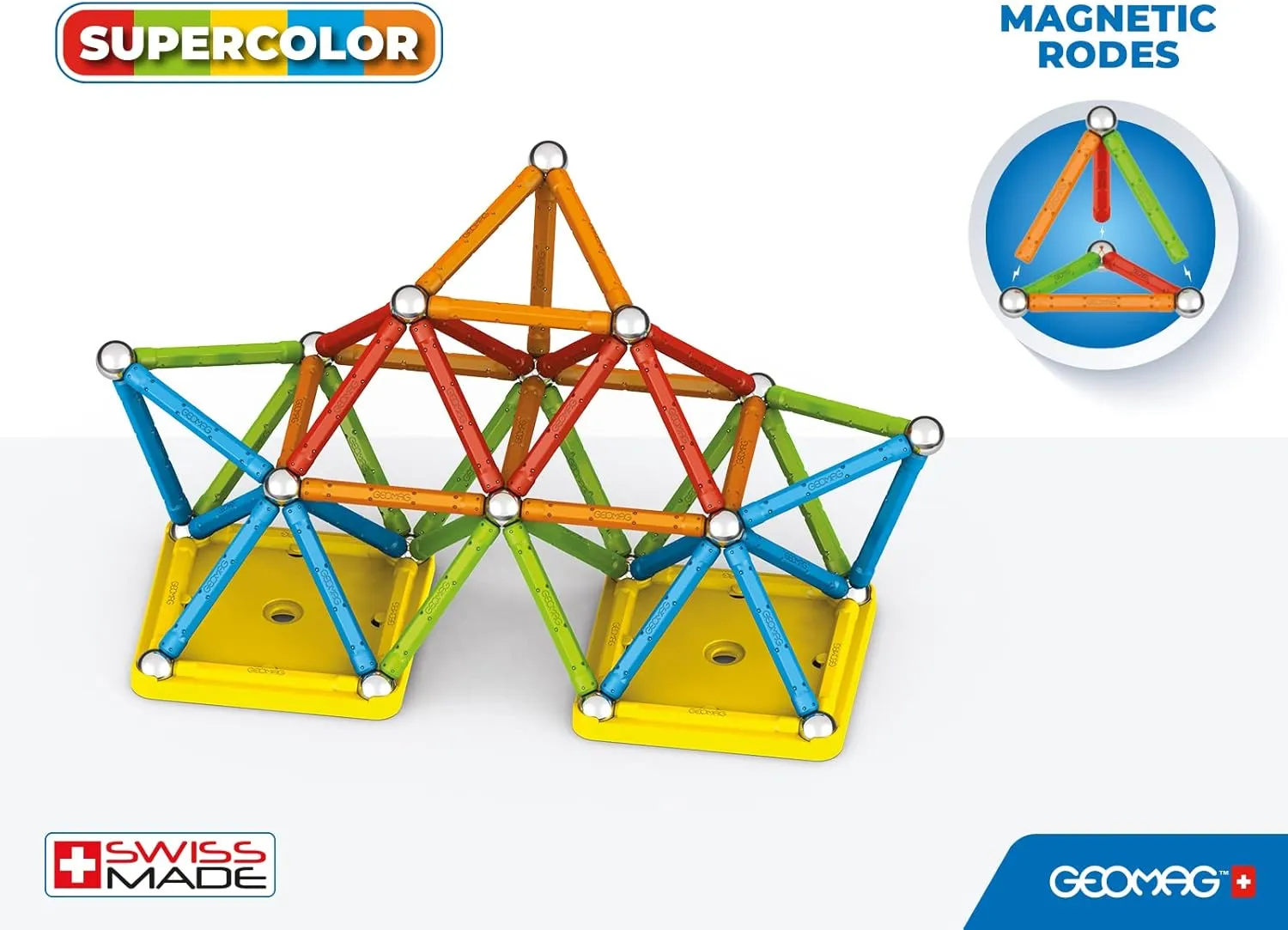 Geomag 385 Geomag Supercolor Recycle - 93pcs Wise - Kids Toys