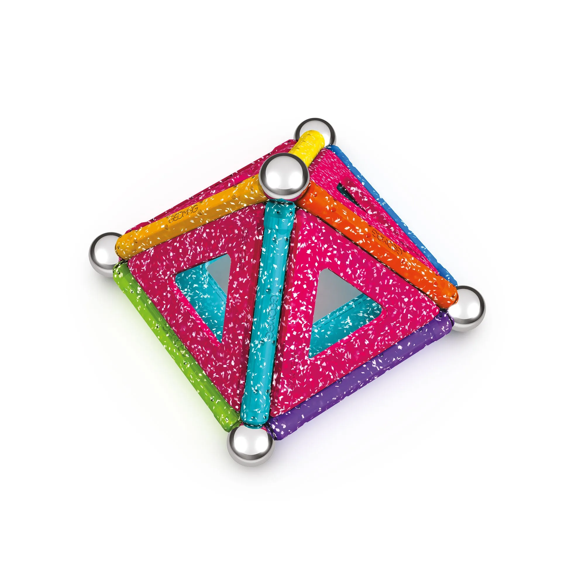 Geomag 534 Glitter Panels Recycled 22 pcs Wise - Kids Toys