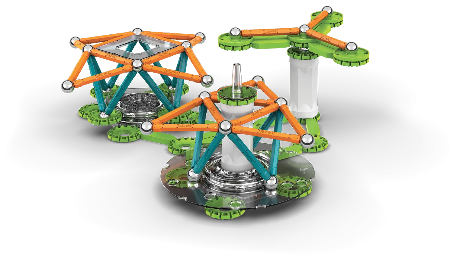 Geomag 768 Mechanics Motion Magnetic Gears 160 pcs Wise - Kids Toys