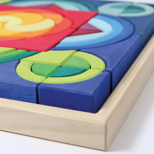 Grimm's | Arcs in Squares Building Set