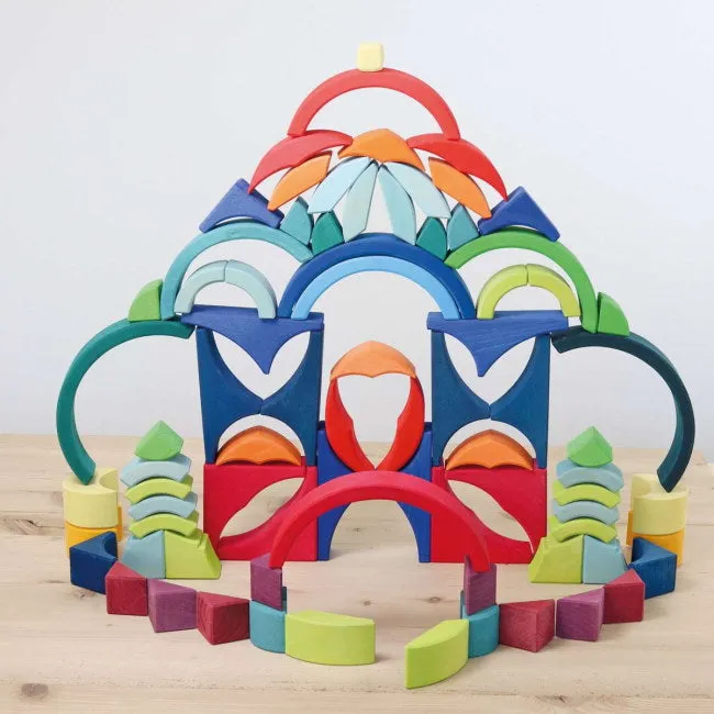 Grimm's | Arcs in Squares Building Set