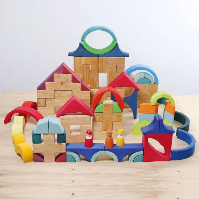 Grimm's | Arcs in Squares Building Set
