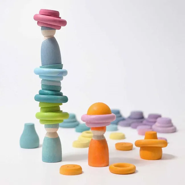 Grimm's | Building Rings Pastel