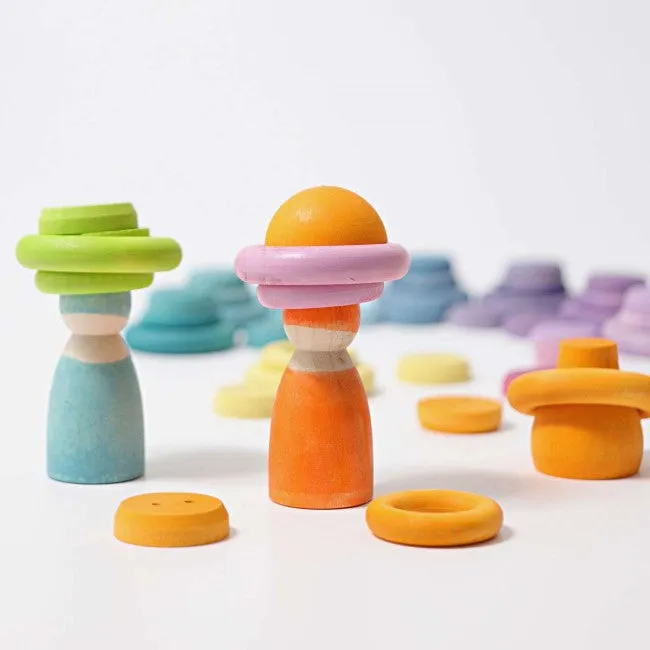 Grimm's | Building Rings Pastel