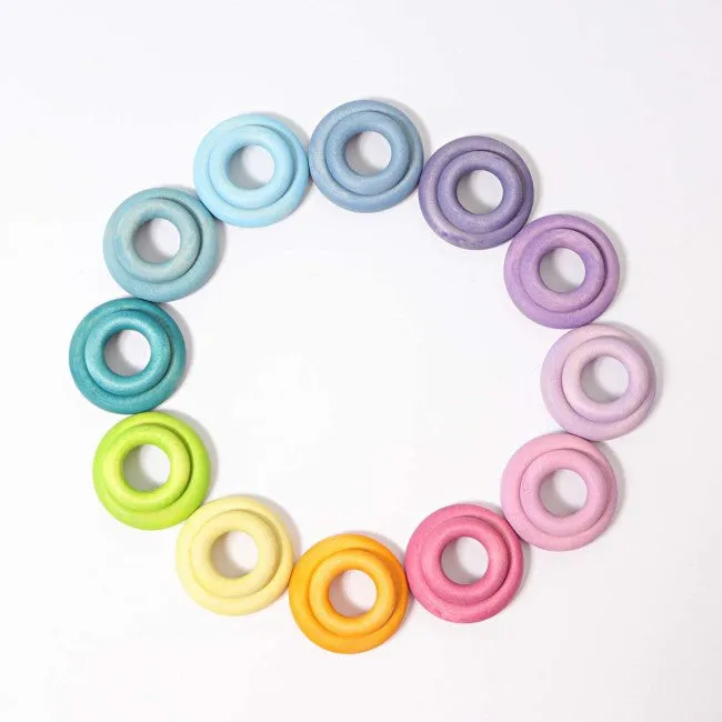 Grimm's | Building Rings Pastel