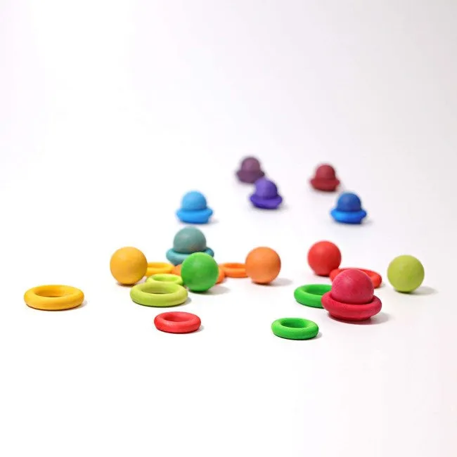 Grimm's | Building Rings Rainbow