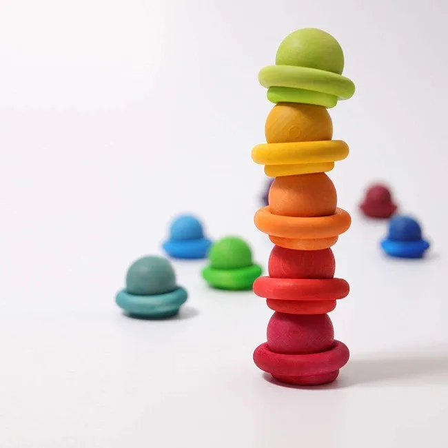 Grimm's | Building Rings Rainbow