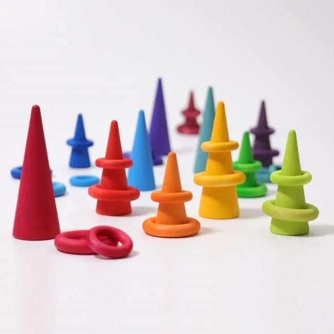 Grimm's | Building Rings Rainbow