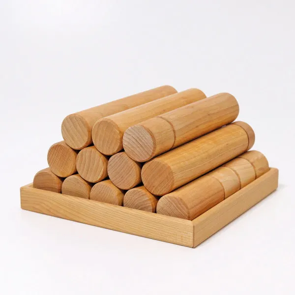 Grimm's | Building Rollers Large Natural