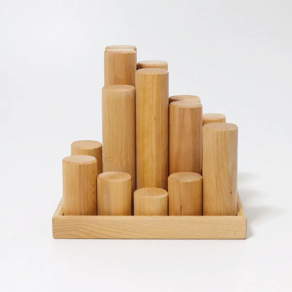 Grimm's | Building Rollers Large Natural