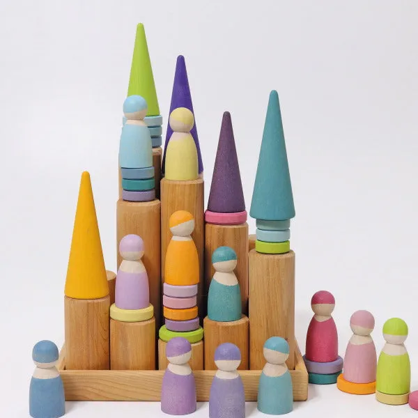 Grimm's | Building Rollers Large Natural