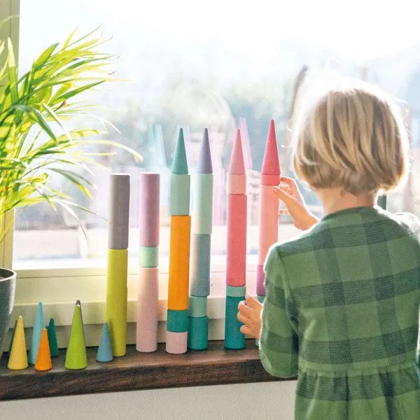 Grimm's | Building Rollers Large Pastel