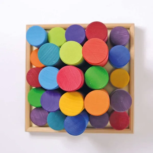 Grimm's | Building Rollers Large Rainbow