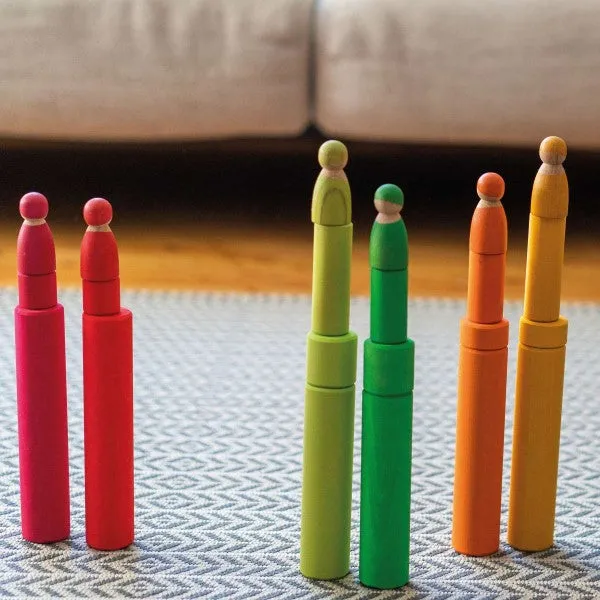 Grimm's | Building Rollers Large Rainbow