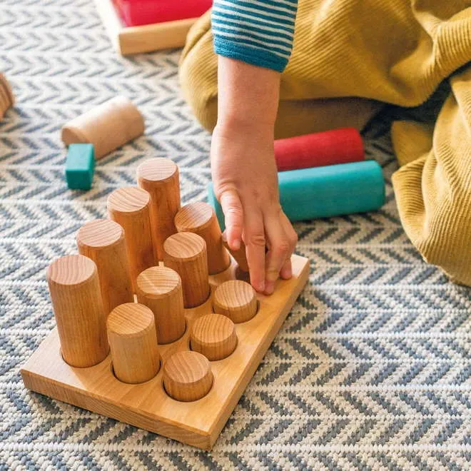 Grimm's | Building Rollers Small Natural