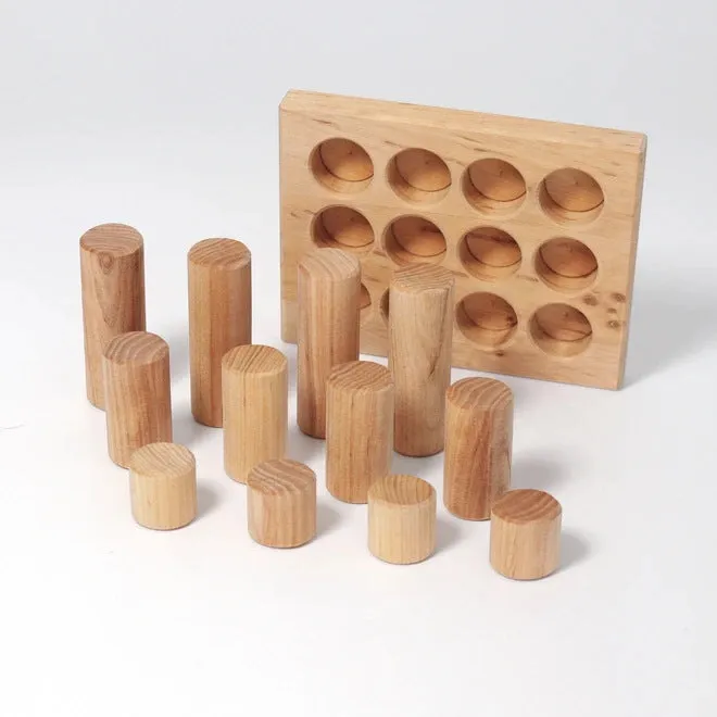Grimm's | Building Rollers Small Natural