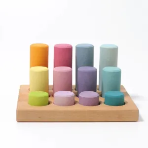 Grimm's | Building Rollers Small Pastel