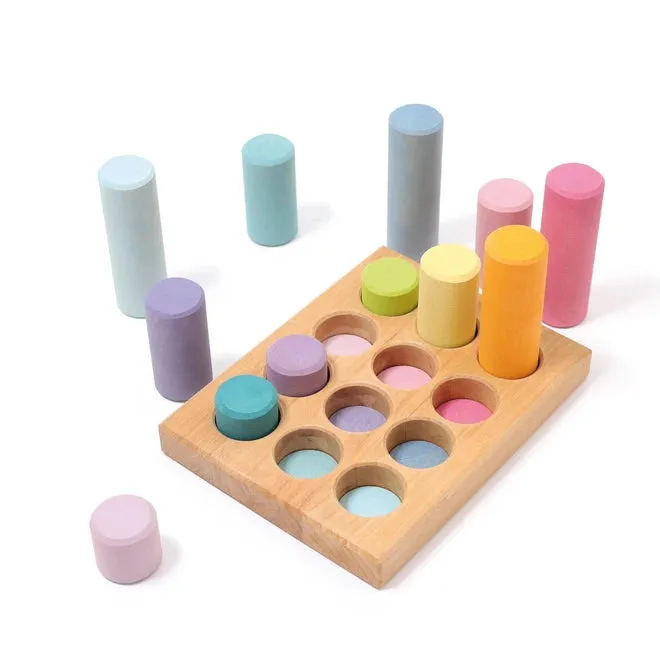 Grimm's | Building Rollers Small Pastel