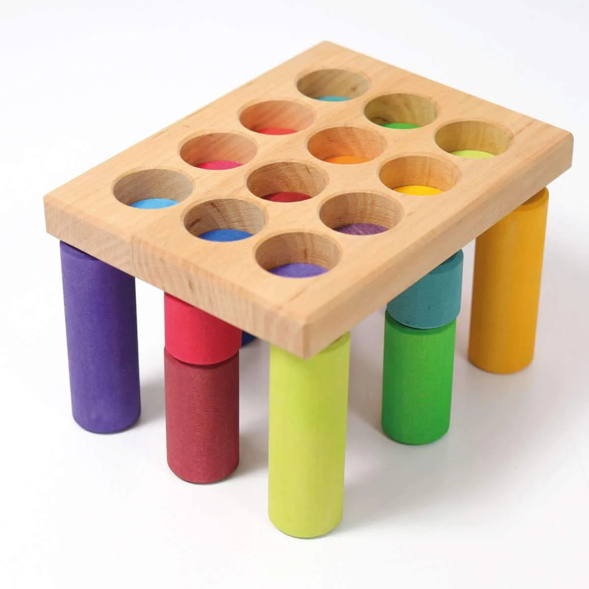 Grimm's | Building Rollers Small Rainbow