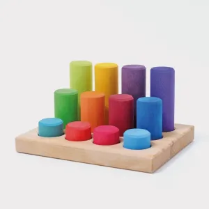 Grimm's | Building Rollers Small Rainbow