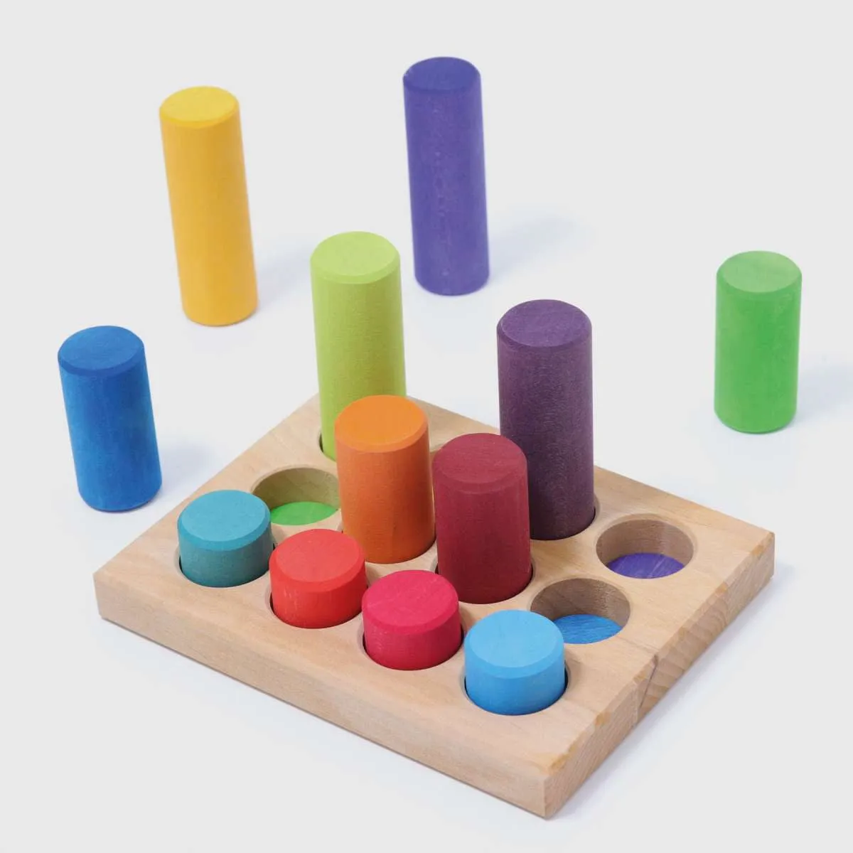 Grimm's | Building Rollers Small Rainbow