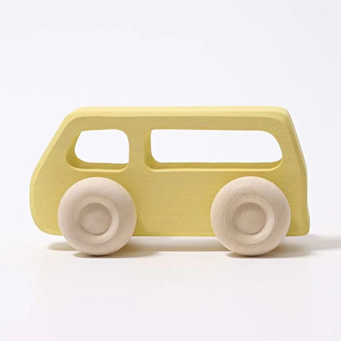Grimm's | Coloured Wooden Cars | Slimline 5 Pieces