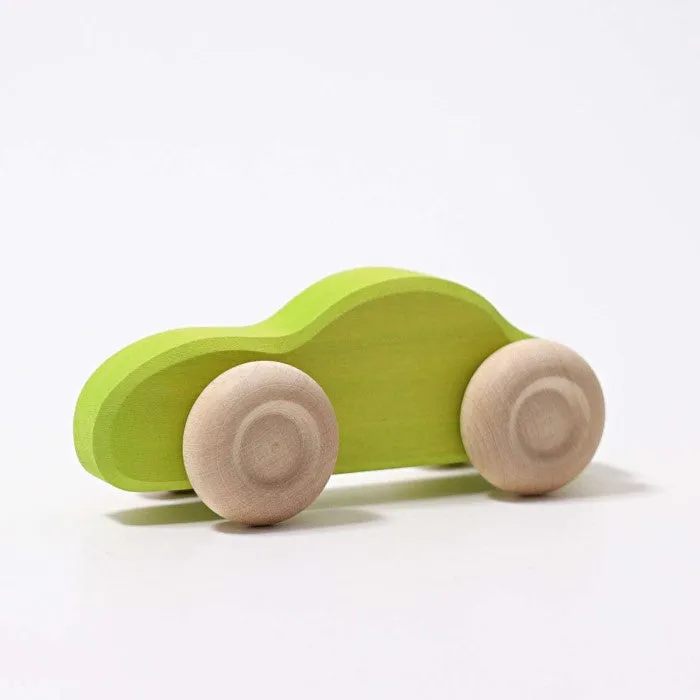 Grimm's | Coloured Wooden Cars | Slimline 5 Pieces
