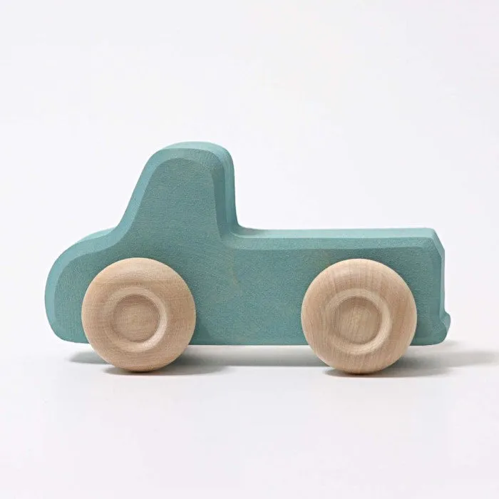 Grimm's | Coloured Wooden Cars | Slimline 5 Pieces