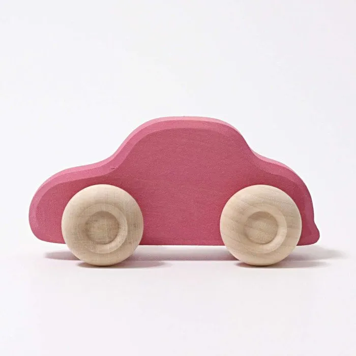 Grimm's | Coloured Wooden Cars | Slimline 5 Pieces