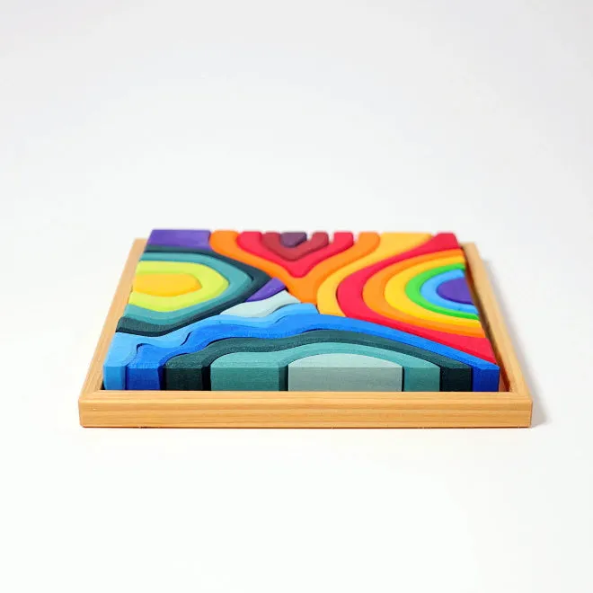 Grimm's | Four Elements Puzzle Small | Building Set