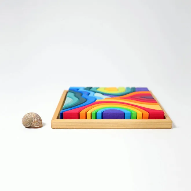 Grimm's | Four Elements Puzzle Small | Building Set
