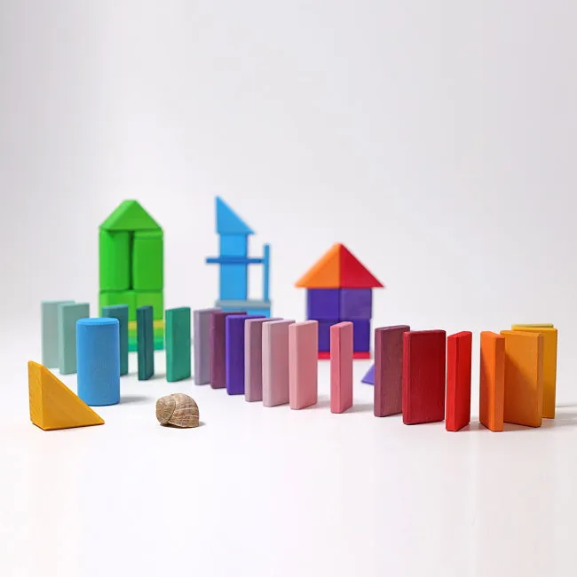 Grimm's | Shapes & Colours Building Set