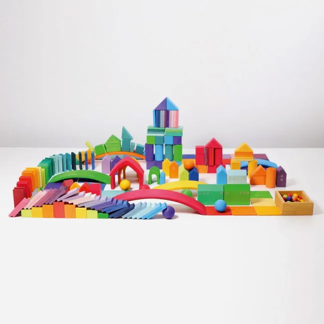 Grimm's | Shapes & Colours Building Set