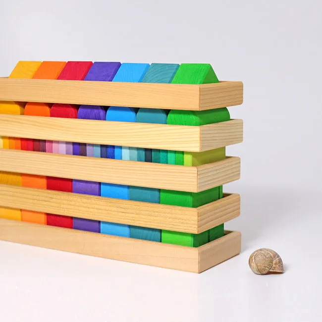 Grimm's | Shapes & Colours Building Set