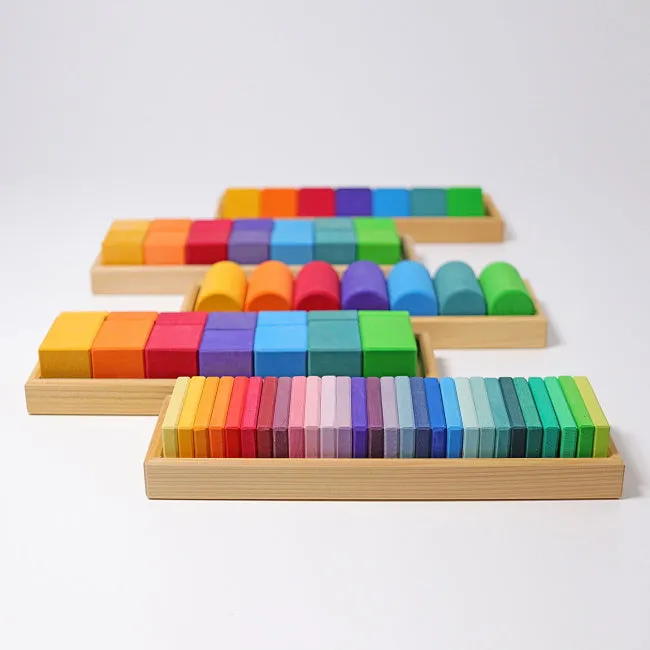 Grimm's | Shapes & Colours Building Set