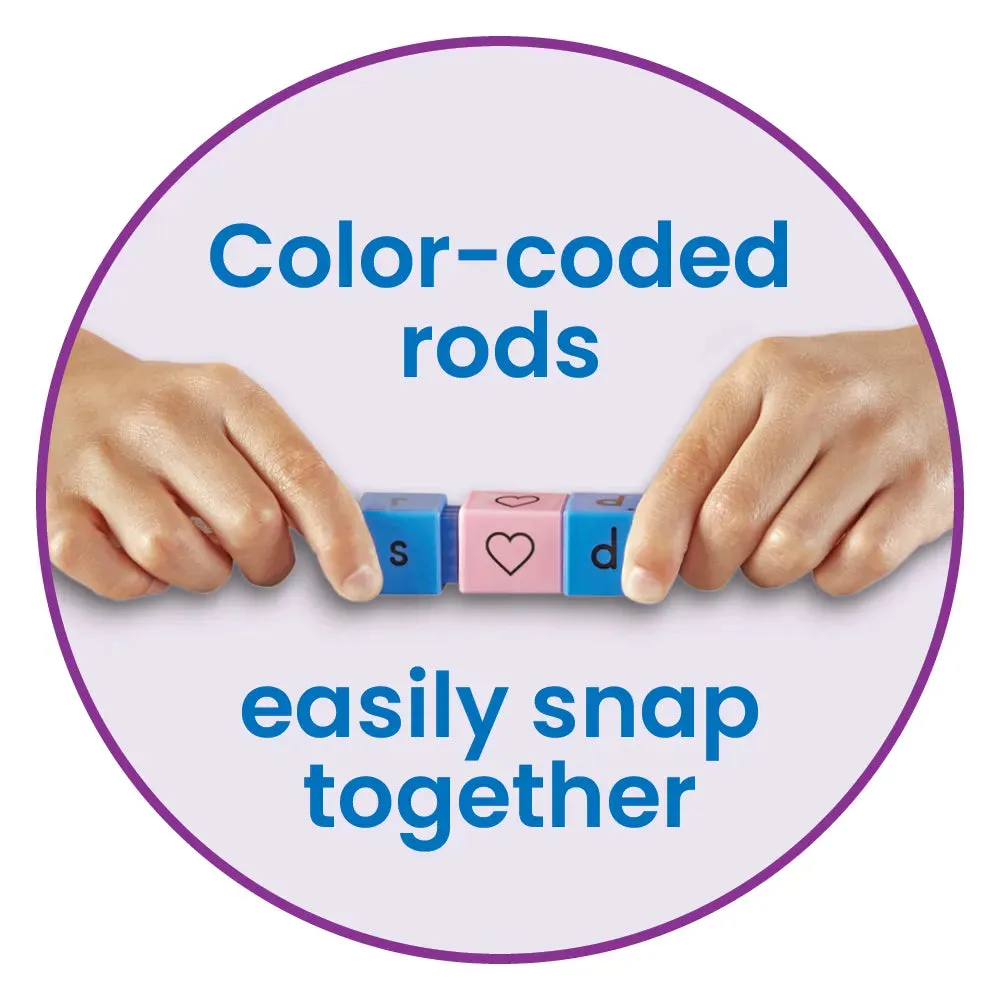 Hand2Mind Reading Rods Building Sight Words