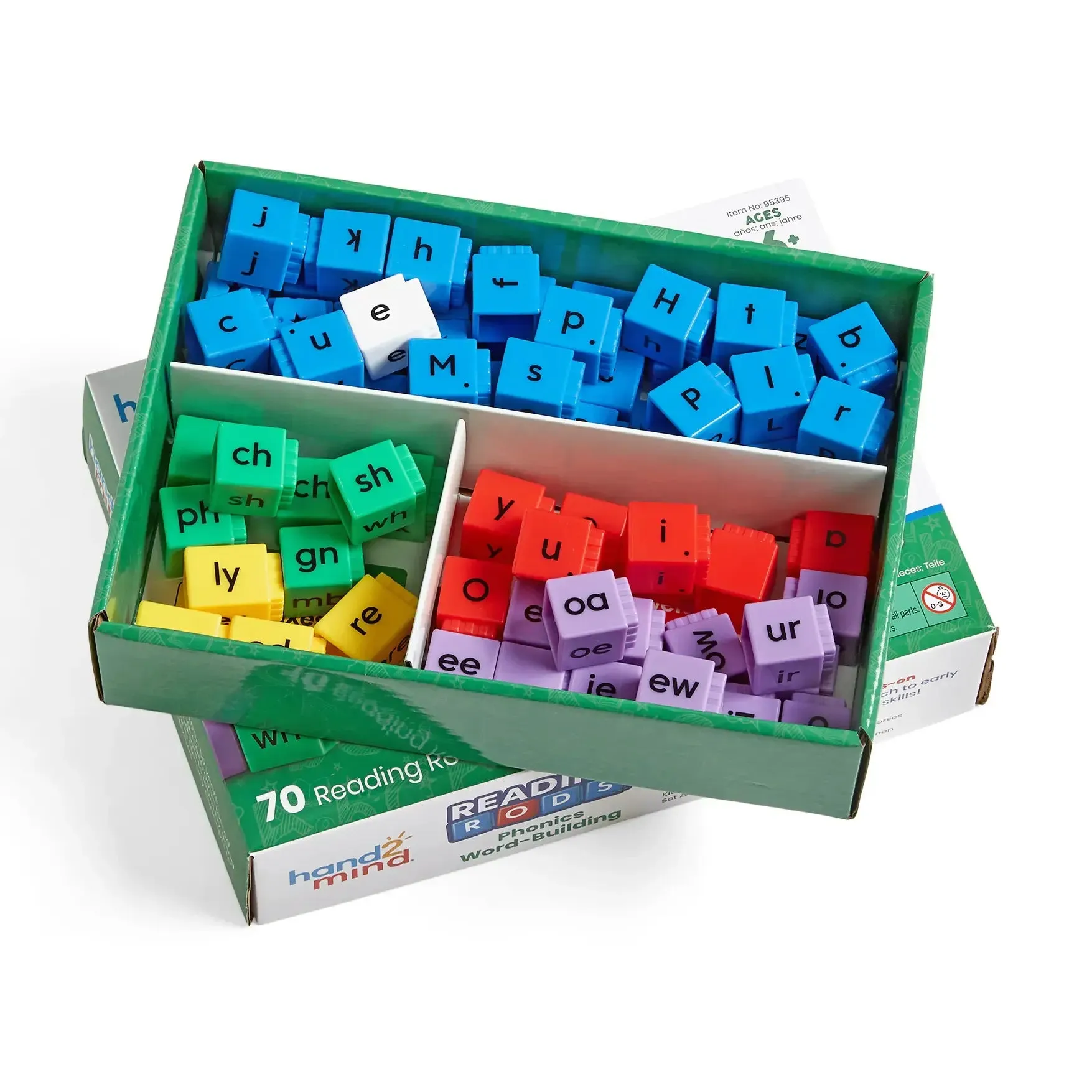 Hand2Mind Reading Rods Phonics Word-Building