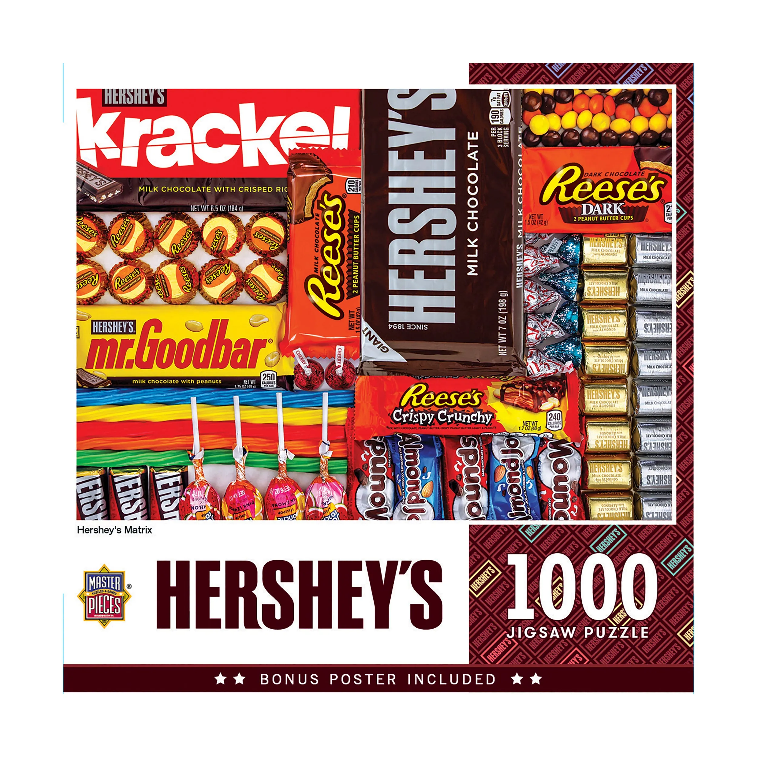 Hershey's Chocolate Lovers 1000-Piece Jigsaw Puzzle