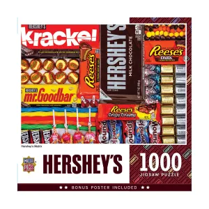 Hershey's Chocolate Lovers 1000-Piece Jigsaw Puzzle