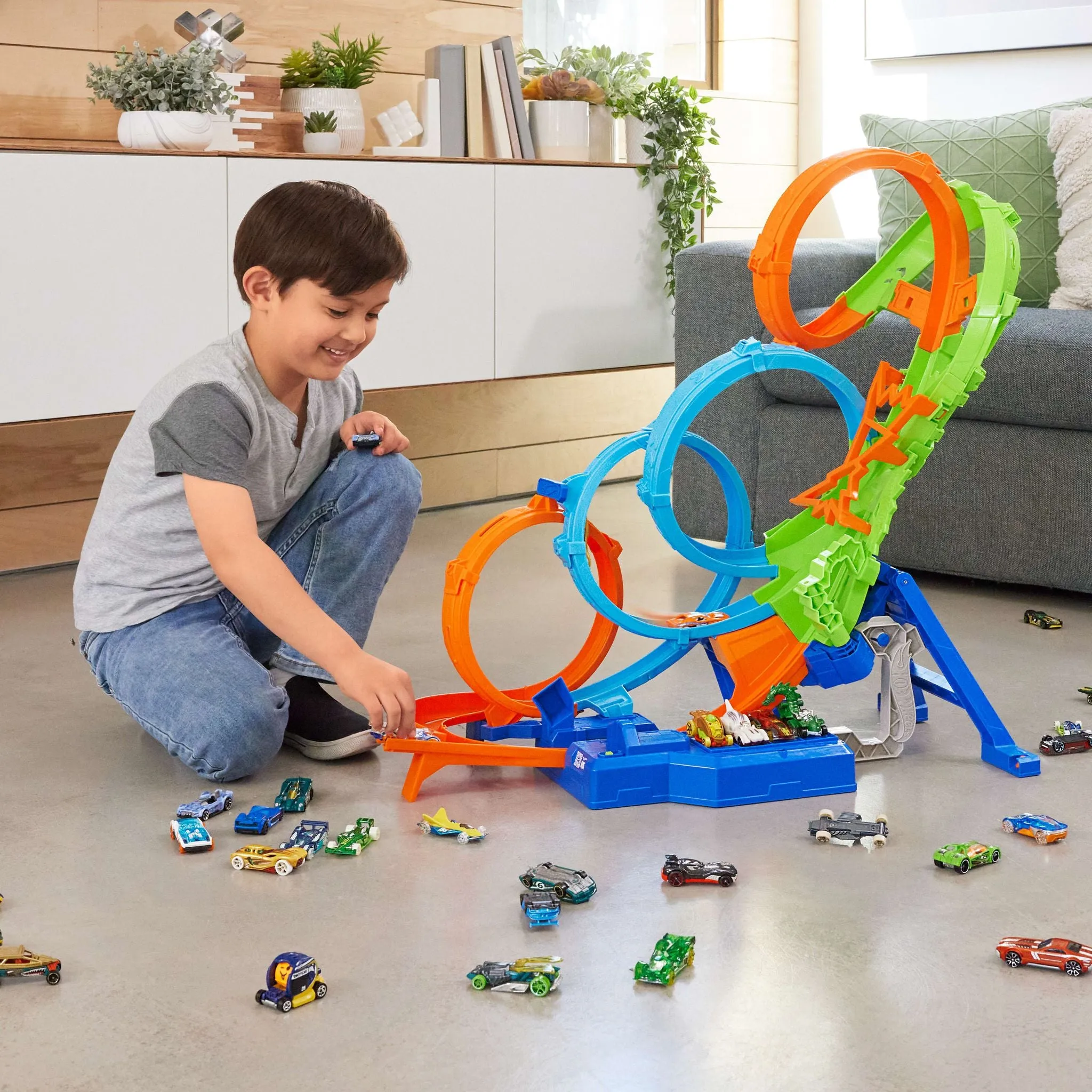Hot Wheel Action 4 Loop Crashout Trackset