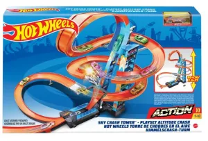 Hot Wheels Action Sky Crash Tower Trackset
